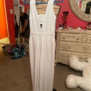 Size 4 Jumpsuit all white